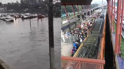 Lluvias en CDMX y Edomex HOY 28 de agosto: inundaciones paralizan Línea A y causan caos vial