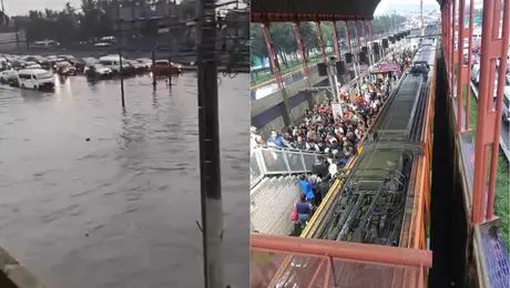 Lluvias en CDMX y Edomex HOY 28 de agosto: inundaciones paralizan Línea A y causan caos vial