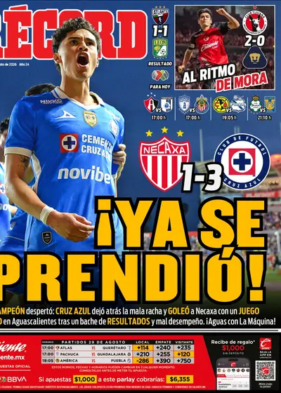 Portada RÉCORD 29 de agosto 2026