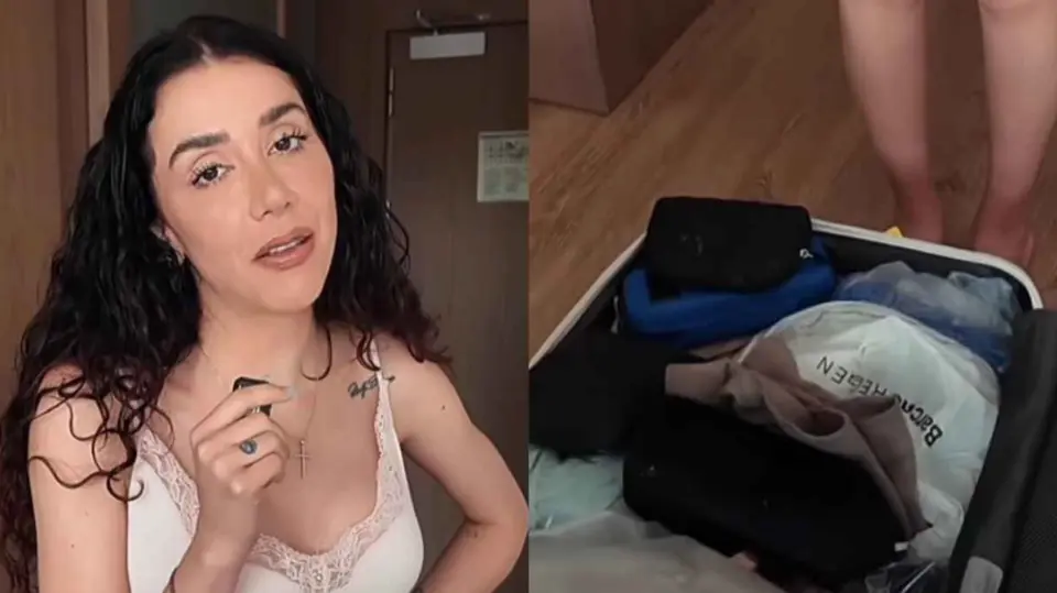Karime Pindter denunció la desaparición de varias pertenencias de su equipaje durante un viaje. / RS