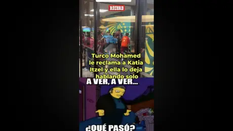 El ‘Turco’ y Katia Itzel intercambian palabras fuera de vestidores