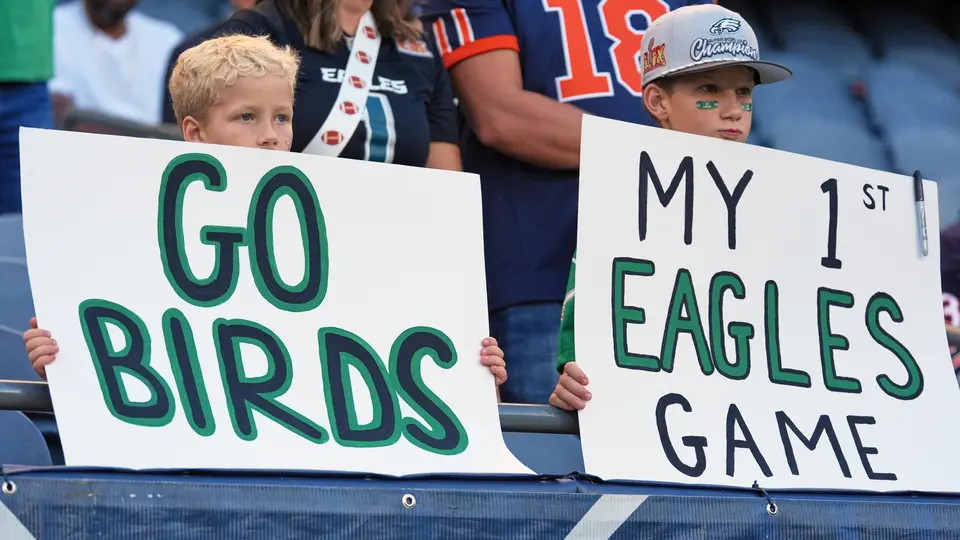 Afición de Eagles en el Soldier Field | AP