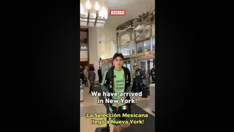 Selección Mexicana ya llegó a Nueva York para juego contra Perú