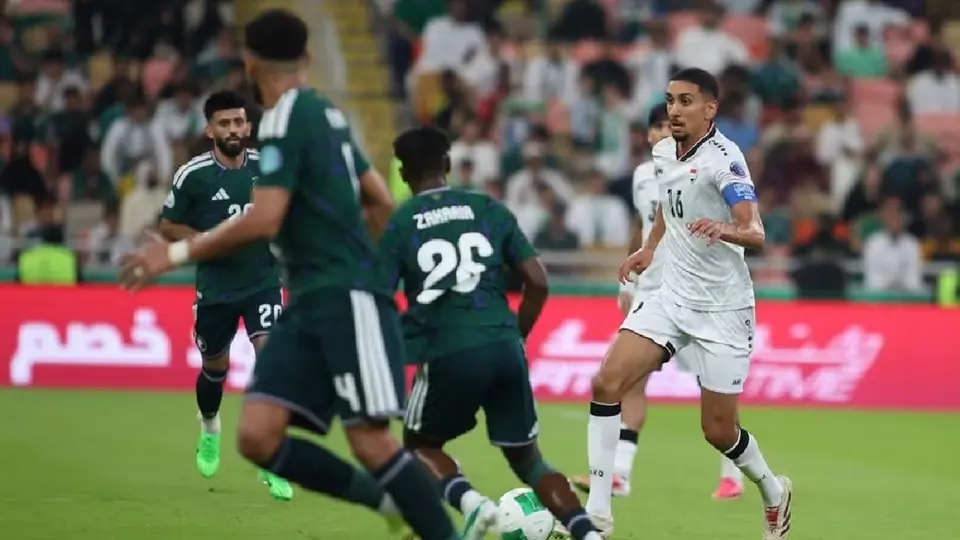 Arabia Saudita e Irak enfrentándose en la Copa del Golfo 2026 | X @IraqNT_EN