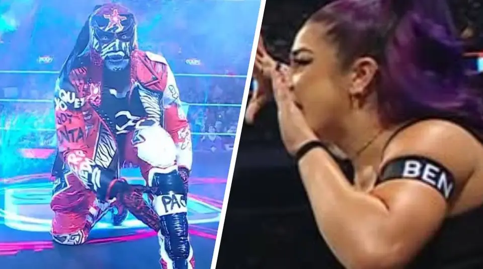 Penta y Bayley recuerdan a Pac | Captura de pantalla