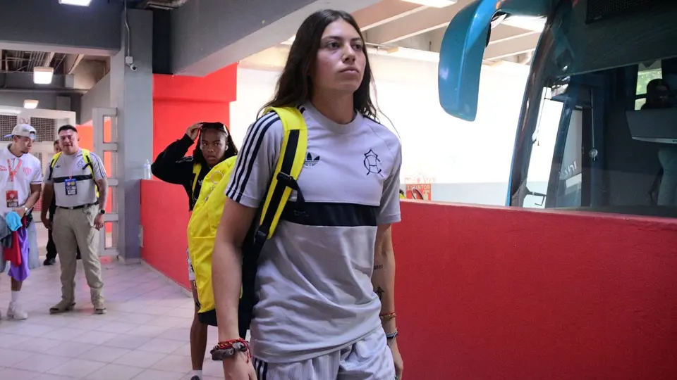 Itzel Velasco previo a un partido de América en la Liga Femenil | IMAGO 7