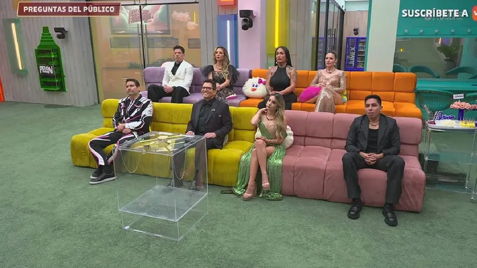 Mariana Ochoa, Karina Torres, Yahir, Gema Garoa, Ernesto Laguardia, Memo Schutz y Ese Pérez comenzaron la última semana del reality./ LCDLFMX