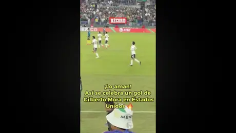 Así se celebró el gol de Gilberto Mora en Estados Unidos
