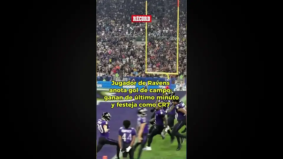 Tyler Loop convierte gol de campo del triunfo para Ravens y festeja como CR7