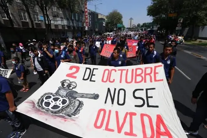 La marcha del 2 de octubre se realizará este viernes en la Ciudad de México. / Especial