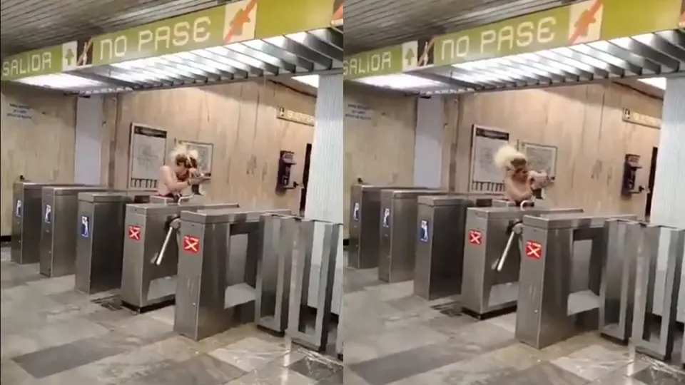 ¿Qué pasó en el Metro Guerrero? Video viral de una persona dañando un validador es de abril