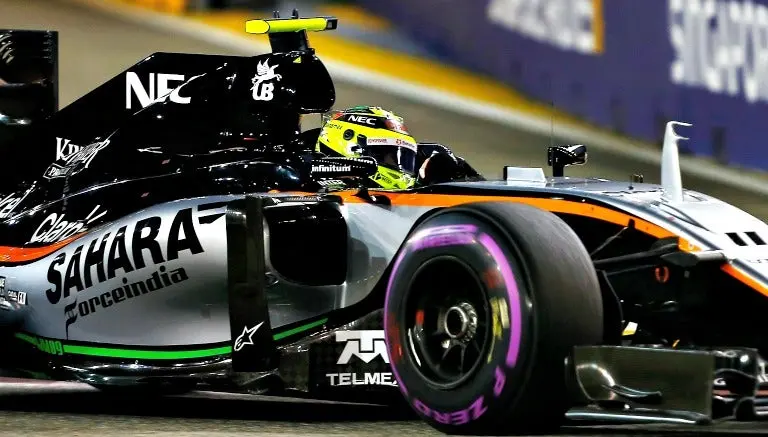 Checo Pérez brilla en el GP de Singapur