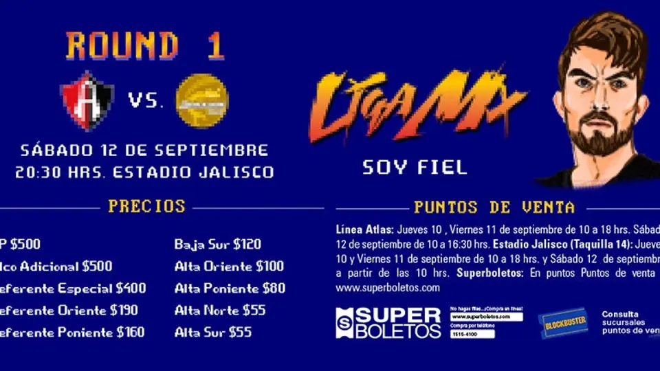 Atlas anuncia duelos contra Dorados al estilo Street Fighter