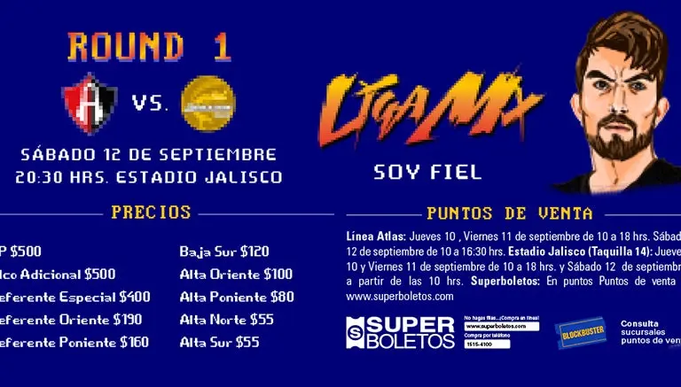 Atlas anuncia duelos contra Dorados al estilo Street Fighter