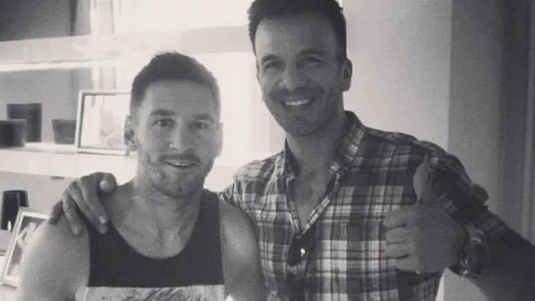 Ariel Bermúdez, el creador del 'look' de Messi