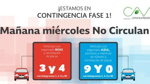 Continúa 'Doble Hoy No Circula' para este miércoles 4 de mayo
