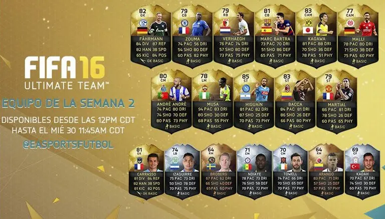 Definido el Ultimate Team de la Semana 2