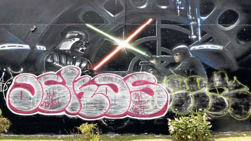 Star Wars invade los muros del DF