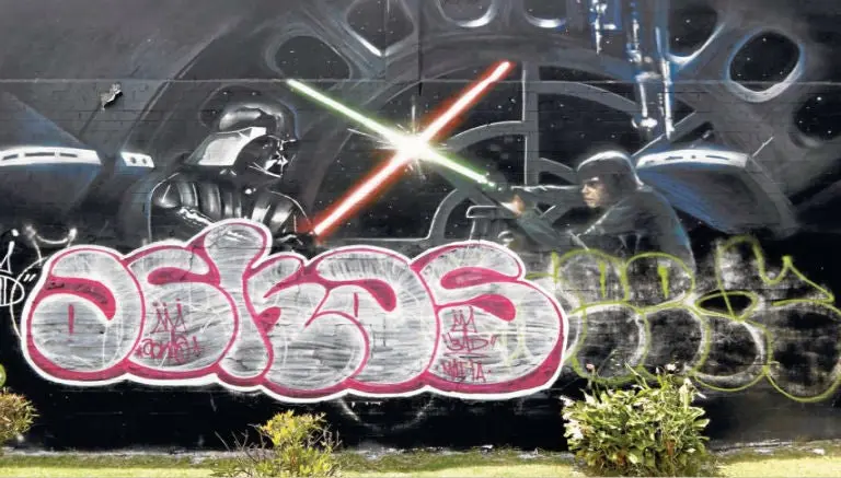 Star Wars invade los muros del DF