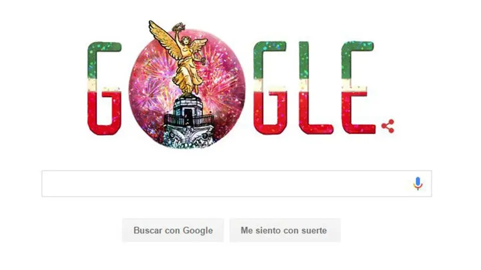 Google crea doodle por Independencia de México