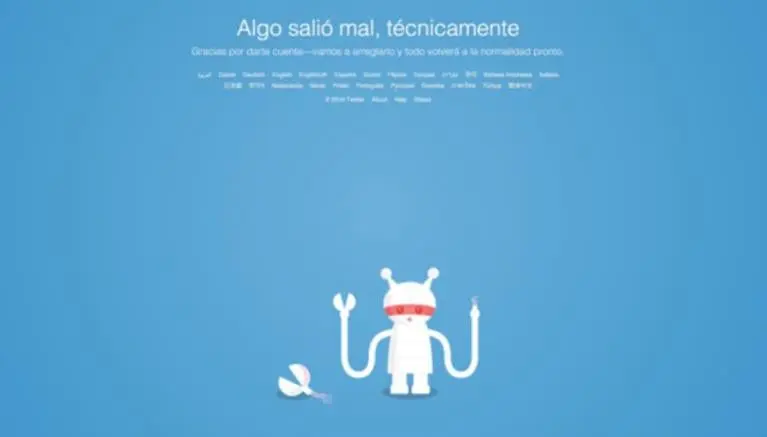 Twitter sufre caída a nivel mundial