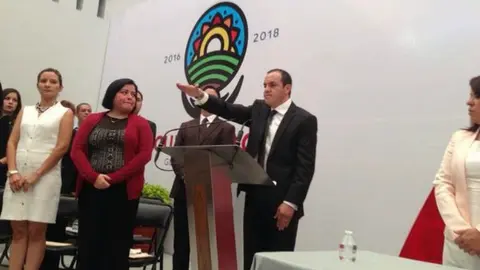 Cuauhtémoc Blanco toma posesión como alcalde de Cuernavaca