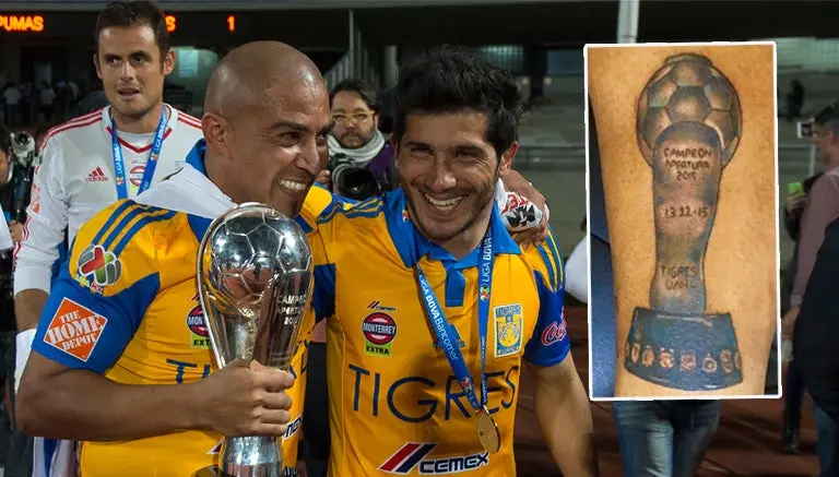 Arévalo, 'trolleado' por tatuaje de campeonato con Tigres