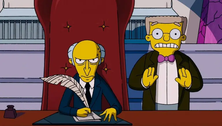 Smithers 'saldrá del clóset' en temporada 27 de los Simpson