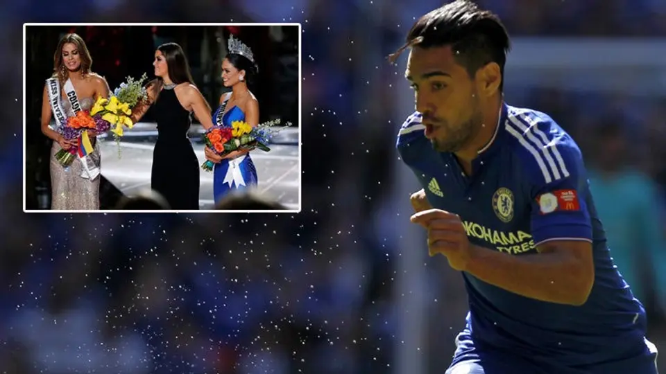 Falcao muestra su apoyo a Miss Colombia