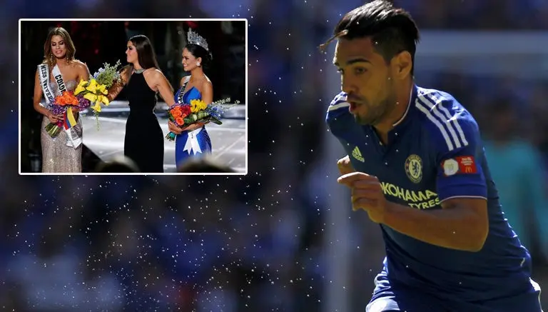 Falcao muestra su apoyo a Miss Colombia