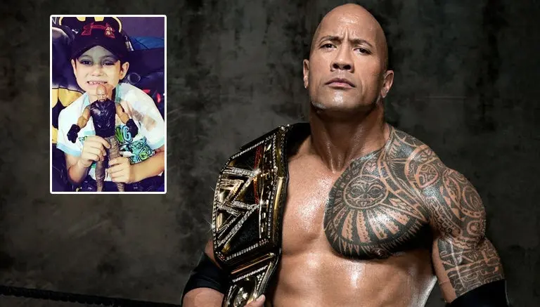 The Rock invita a niño con cáncer a grabación de 'Baywatch'