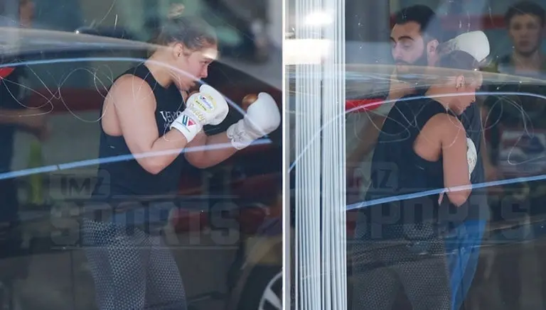 Ronda Rousey vuelve a entrenar tras derrota contra Holm