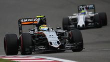 Checo Pérez y Guti, sin puntos en el GP de China