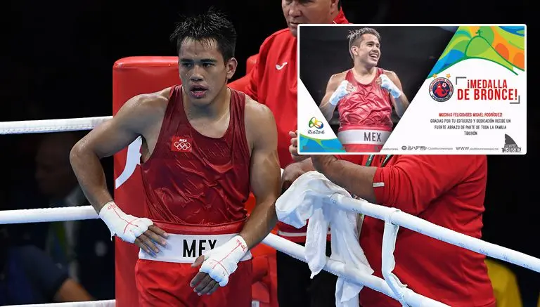 Misael Rodríguez se baña en bronce y felicitaciones