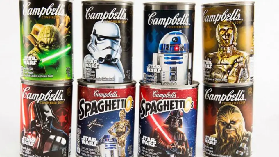 Sopa Campbell´s, al estilo de Star Wars