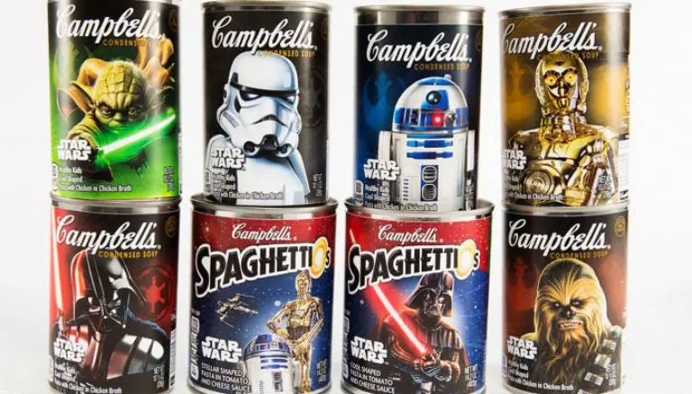 Sopa Campbell´s, al estilo de Star Wars
