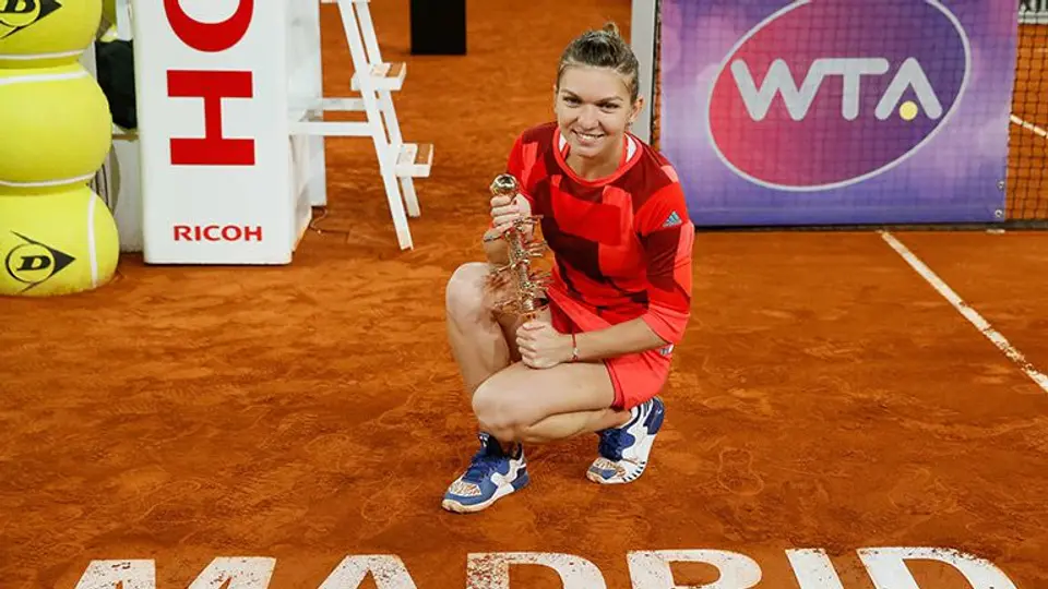 Simona Halep se corona en Madrid por primera vez