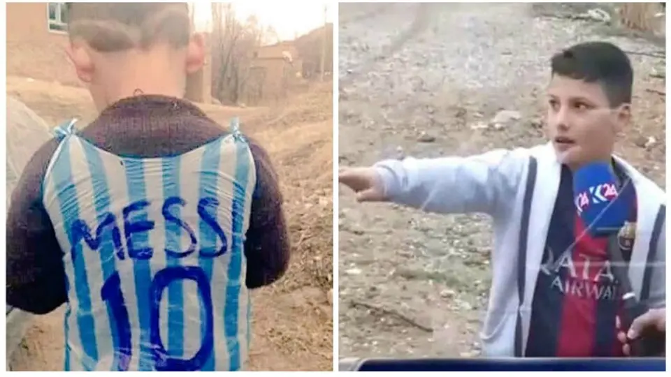 Habrían hallado al niño con 'camiseta' de Messi