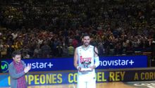 Ayón, MVP en tricampeonato de Copa del Real Madrid