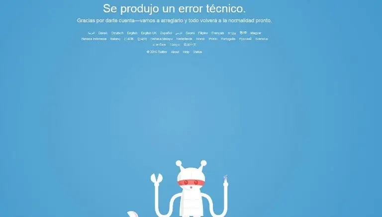 Twitter registra fallas técnicas en todo el mundo