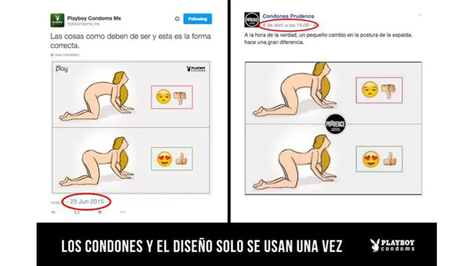 'Guerra de condones' se desata en redes por plagio
