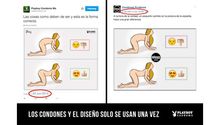 'Guerra de condones' se desata en redes por plagio