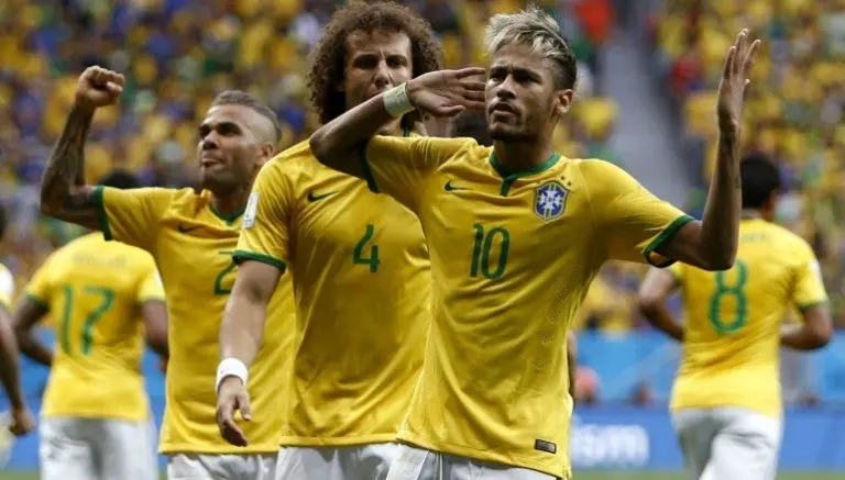 Neymar Jr. durante un juego con Brasil en el Mundial de 2014 | EFE