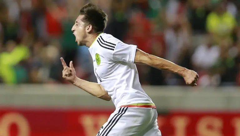 Héctor Herrera festejando el gol contra Trinidad y Tobago | IMAGO7