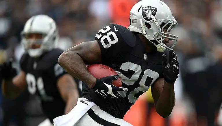 Latavius Murray, asombrado por la nación Raider en México