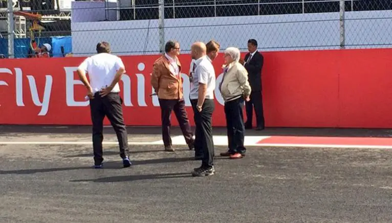 Bernie Ecclestone ya se encuentra en el AHR