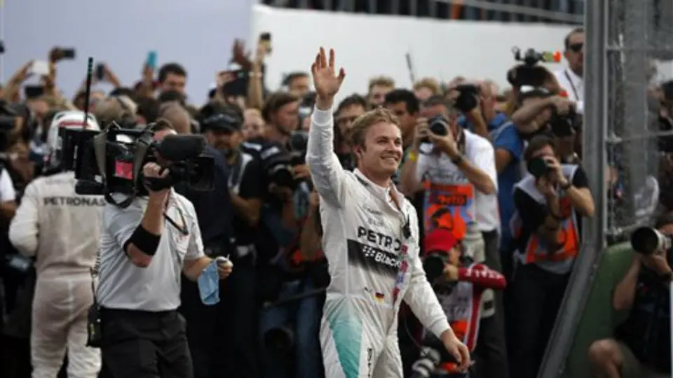 Nico Rosberg se corona en el GP de México