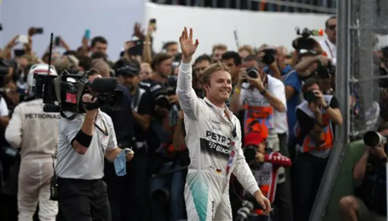 Nico Rosberg se corona en el GP de México