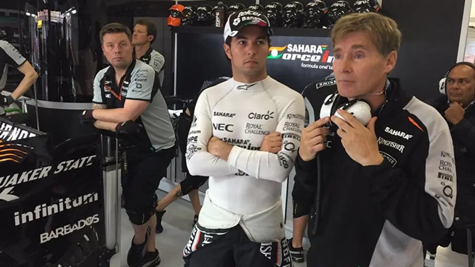 Checo Pérez aprovecha condiciones y es tercero en FP3