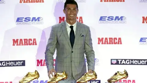 CR7 se convierte en el máximo ganador de la Bota de Oro